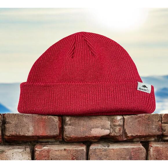 Roots 73 Beanie Hat Cap Skull Unisex Ribbed Cuff Ski Snow Holiday Gift One Size - Picture 1 of 12